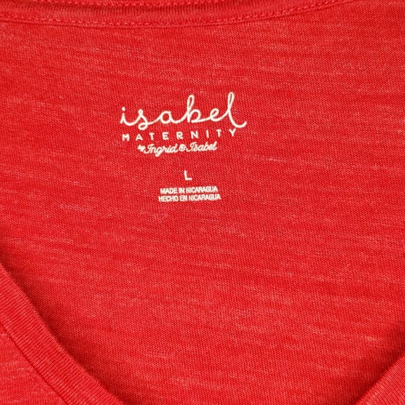 Isabel Maternity Large Shirt Ash Red - Picture 4 of 5